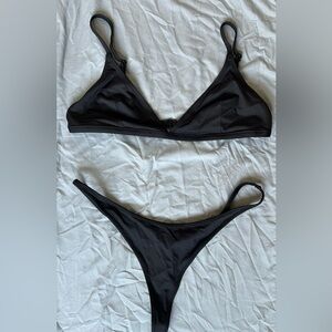 Skims Adjustable Triangle Top and Thong Bottoms